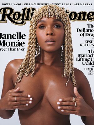 Janelle Monae topless for Rolling Stone - June 2023