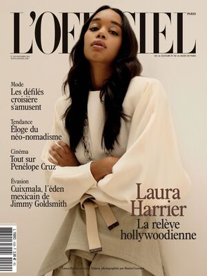 American actress and model Laura Harrier for L’Officiel, Paris - November 2018
