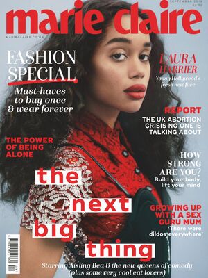 Laura Harrier - Marie Claire, UK - September 2019